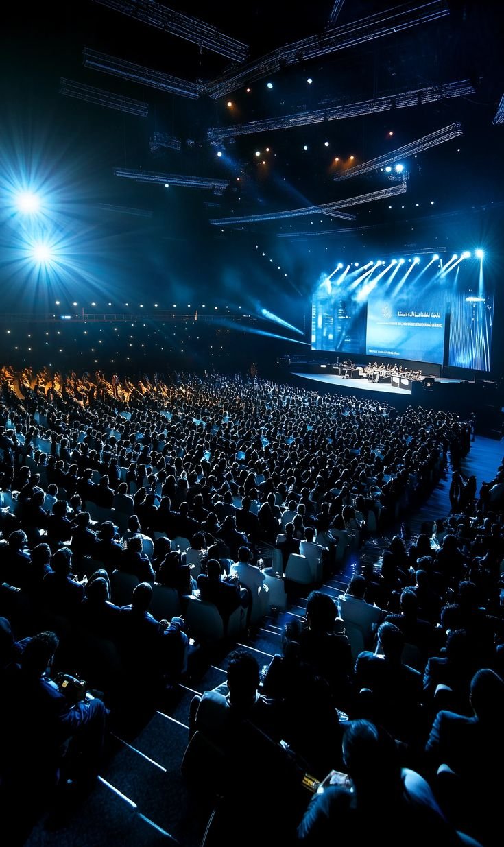 Concert crowd and event production
