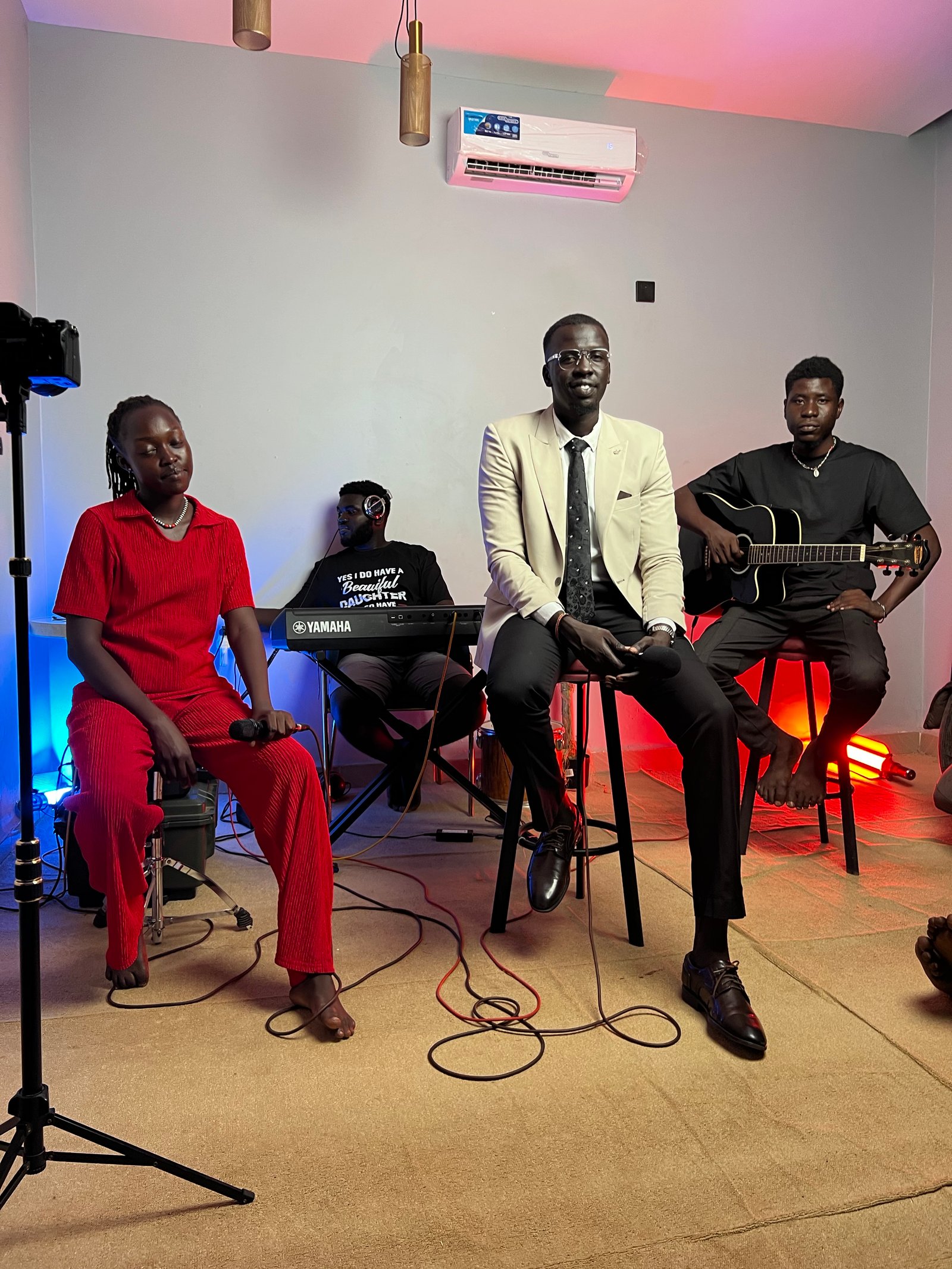 Live band performance