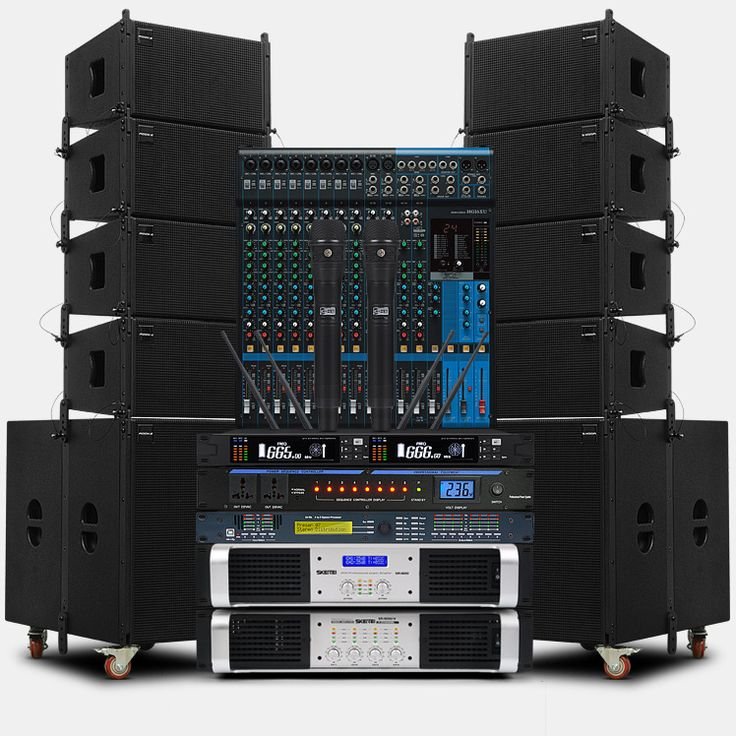Big Foot Sound System stage and speakers